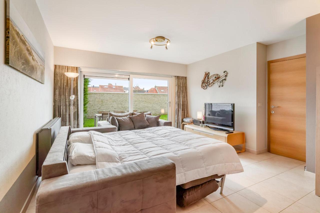 Luxury Apartment With Garden Close To The Beach Ostend Luaran gambar